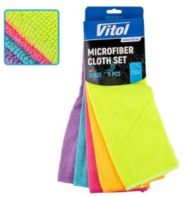 Набір серветок Vitol vsc30305 мікрофібра 5 шт
