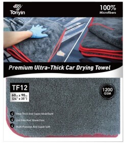 Рушник Tonyin Premium Ultra-Thick TF12 мікрофібра 60х90см