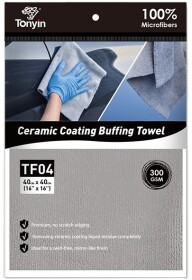 Салфетка Tonyin Ceramic Coating Buffing TF04A микрофибра 40х40 см
