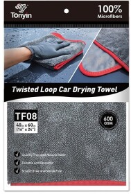 Салфетка Tonyin Twisted Loop Car Drying TF08 микрофибра 40х60 см
