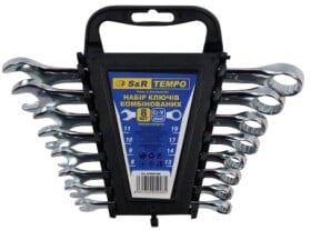 Набор ключей рожково-накидных S&R Tempo 670091008 8-19 мм 8 шт