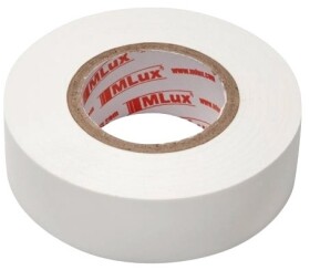 Ізоляційна стрічка MLux Base 152000005 біла ПВХ 19x18.29