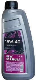 Моторное масло New Formula 15W-40 минеральное