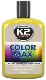 Кольоровий поліроль для кузова K2 Color Max (Yellow) жовтий
