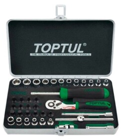 Набор торцевых головок и комплектующих Toptul GCAD3801 1/4