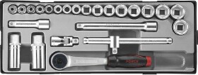 Набор торцевых головок и комплектующих Force T3251-725 3/8