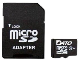 Карта пам’яті Dato microSDHC 8 ГБ з SD-адаптером