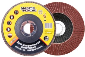 Круг пелюстковий MasterTool 08-2215 зерно 150 125 мм