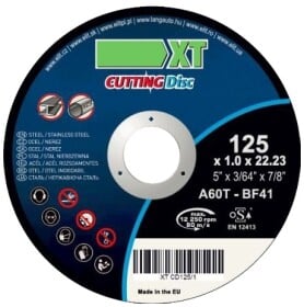 Круг отрезной XT CD125/1 125 мм