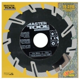 Круг відрізний MasterTool Professional Series Protected Turbo 19-3115 115 мм