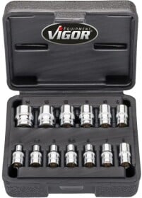 Набор торцевых головок Vigor v751413 1/4