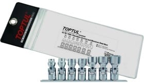 Набор торцевых головок Toptul GBAG0701 3/8" (7 пр.)
