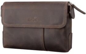 Клатч Shvigel 11085 без логотипа авто колір коричневий