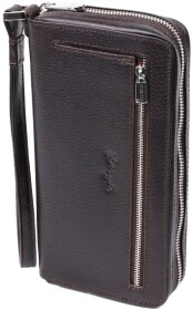 Клатч Karya 20908 без логотипа авто коричневый