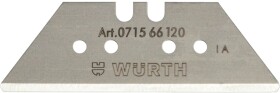 Набор лезвий Würth 071566120 монолитное 10 шт.