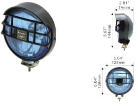 Комплект додаткових галогенових фар DLAA LA-1090B-RY протитуманних 55 W 2 шт.
