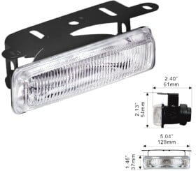 Дополнительная галогеновая фара DLAA LA-660-W противотуманная 55 W