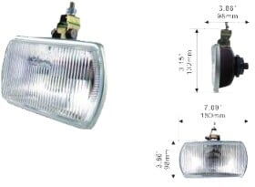 Дополнительная галогеновая фара DLAA LA-990E-W противотуманная 55 W