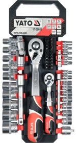 Набор торцевых головок и комплектующих Yato YT-38680 1/2