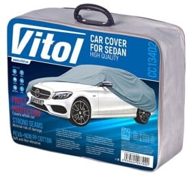 Автомобильный тент  Vitol CC13402-L серый