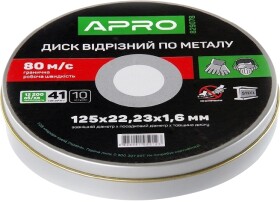 Круг відрізний Apro 829078 125 мм