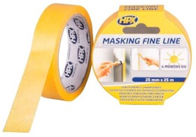 Малярний скотч HPX Gold FP2525 на паперовій основі 25 мм x 25 м