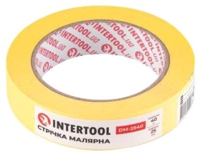 Малярный скотч Intertool DM-2540 на бумажной основе 25 мм x 40 м