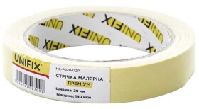 Малярний скотч UNIFIX Premium MR-7020472P на паперовій основі 20 мм x 40 м