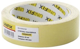 Малярный скотч UNIFIX Premium MR-7030472P на бумажной основе 30 мм x 40 м