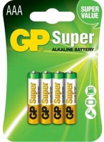 Батарейка GP Super Alkaline 24AU4 AAA (мізинчикова) 1,5 V 4 шт