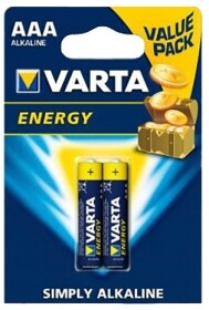 Батарейка Varta Energy 4103229412 AAA (мизинчиковая) 1,5 V 2 шт