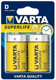 Батарейка Varta Superlife 2020101412 D 1,5 V 2 шт