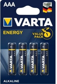 Батарейка Varta Energy 4103229414 AAA (мізинчикова) 1,5 V 4 шт