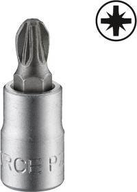 Торцева голова з битою Force 322320 PZ 0 1/4