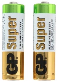 Батарейка GP Super Alkaline 15A-2DP40 AA (пальчикова) 1,5 V 4 шт