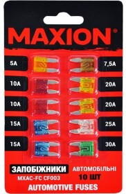 Набор предохранителей Maxion FСCF003 FN mini 10 шт.