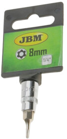 Торцева голова з битою JBM 13390 TR8 (T8H) 1/4