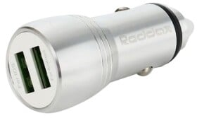 USB зарядка в авто Reddax Metal Series RDX-106-SLVR