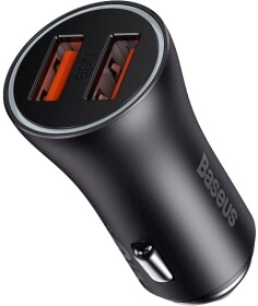 USB зарядка в авто Baseus Golden Contactor CGJM000013