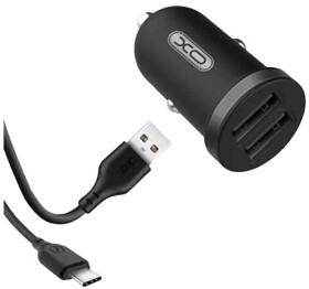 USB зарядка в авто XO TZ08-TC-BK