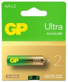 Батарейка GP Ultra Alkaline 15AU21-SB2 AA (пальчиковая) 1,5 V 2 шт