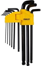Набор ключей шестигранных Stanley 0-69-256 1,5-10 мм с шарообразным наконечником 9 шт