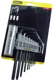 Набор ключей шестигранных Stanley Hex Grip 0-89-904 1,5-10 мм с шарообразным наконечником 9 шт