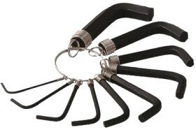 Набор ключей шестигранных MasterTool 75-0954 1,5-10 мм 10 шт