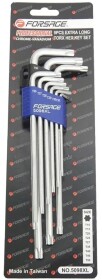 Набір ключів TORX Forsage F-5098XL T10-T50 9 шт