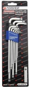 Набір ключів TORX Forsage F-5098TXL T10H-T50H 9 шт