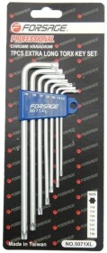 Набор ключей TORX Forsage F-5071XL T10-T40 7 шт