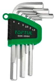 Набор ключей шестигранных Toptul GSN-09SH 1,5-10 мм 9 шт