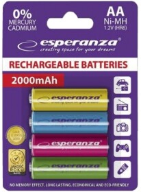 Акумуляторна батарейка Esperanza EZA108 2000 mAh 4 шт