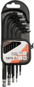 Набір ключів шестигранних Yato YT-0560 1,27-10 мм з кулеподібним наконечником 10 шт